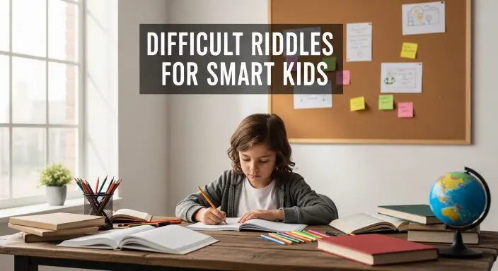 Difficult Riddles for Smart Kids