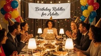 Birthday Riddles for Adults