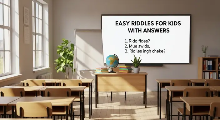 Easy Riddles For Kids with Answers