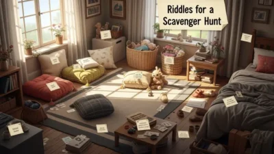 Riddles for a Scavenger Hunt