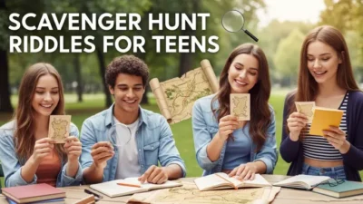 Scavenger Hunt Riddles for Teens
