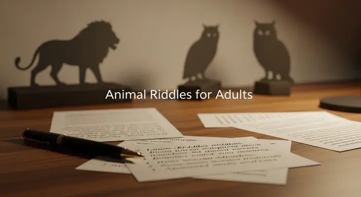 Animal Riddles for Adults