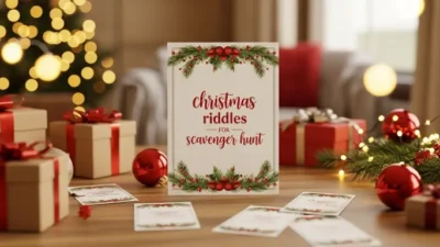 Christmas Riddles for Scavenger Hunt