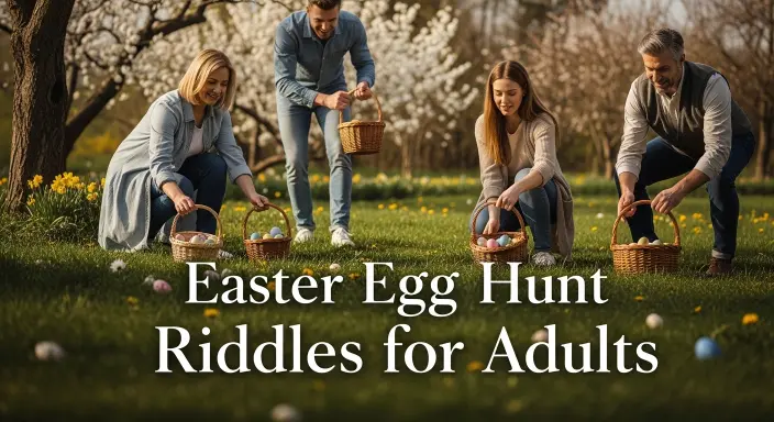 Easter Egg Hunt Riddles for Adults