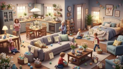 Easter Egg Hunt Riddles for Around the House