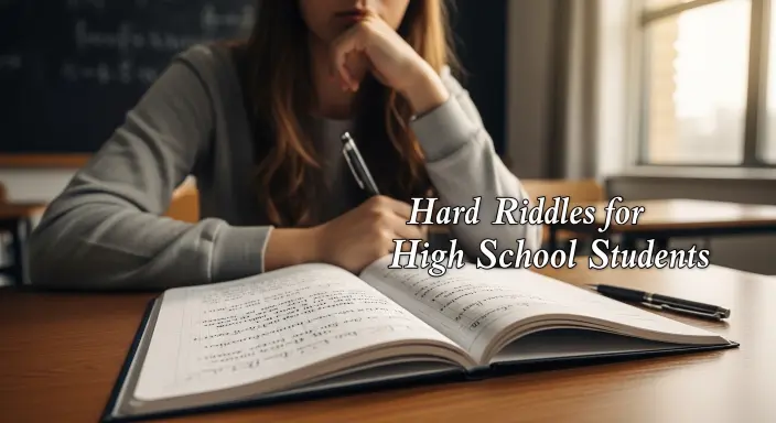 Hard Riddles for High School Students