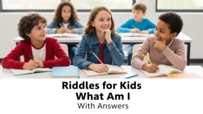 Riddles for Kids What Am I with Answers