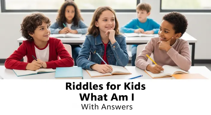 Riddles for Kids What Am I with Answers