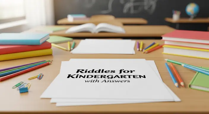 Riddles for Kindergarten with Answers