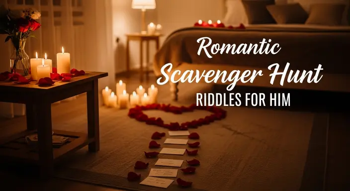 Romantic Scavenger Hunt Riddles for Him