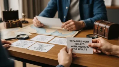 Treasure Hunt Riddles with Answers for Adults