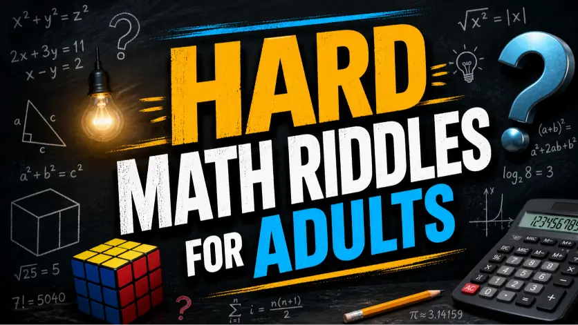 Hard Math Riddles for Adults