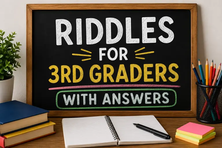 Riddles for 3rd Graders with Answers