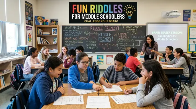 Fun Riddles for Middle Schoolers