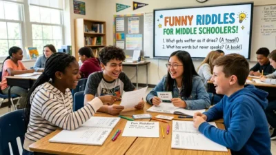 Funny Riddles for Middle Schoolers