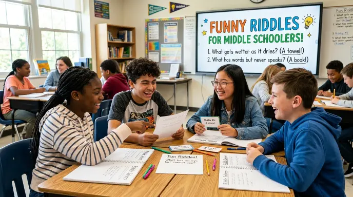 Funny Riddles for Middle Schoolers