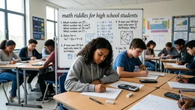 Math Riddles for High School Students