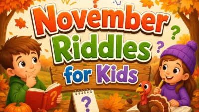 November Riddles for Kids